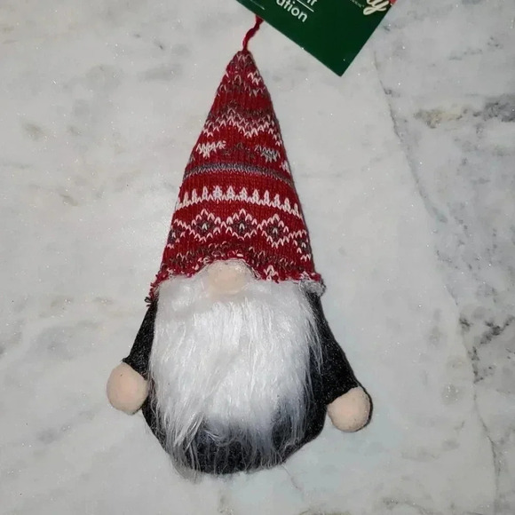 Christmas Gnome Ornament Set Of 2 NWT - Picture 3 of 7